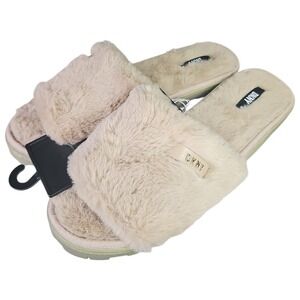 DKNY "Jill"‎ Faux Fur Slides